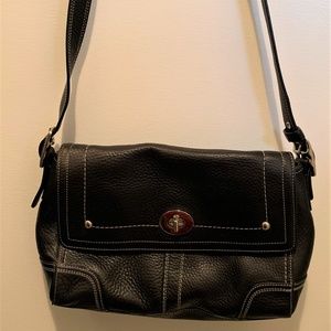 Auth Coach Leather Hamilton Handbag